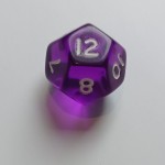 Gem Purple D12 12-Sided Polydice